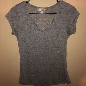 Grey V neck